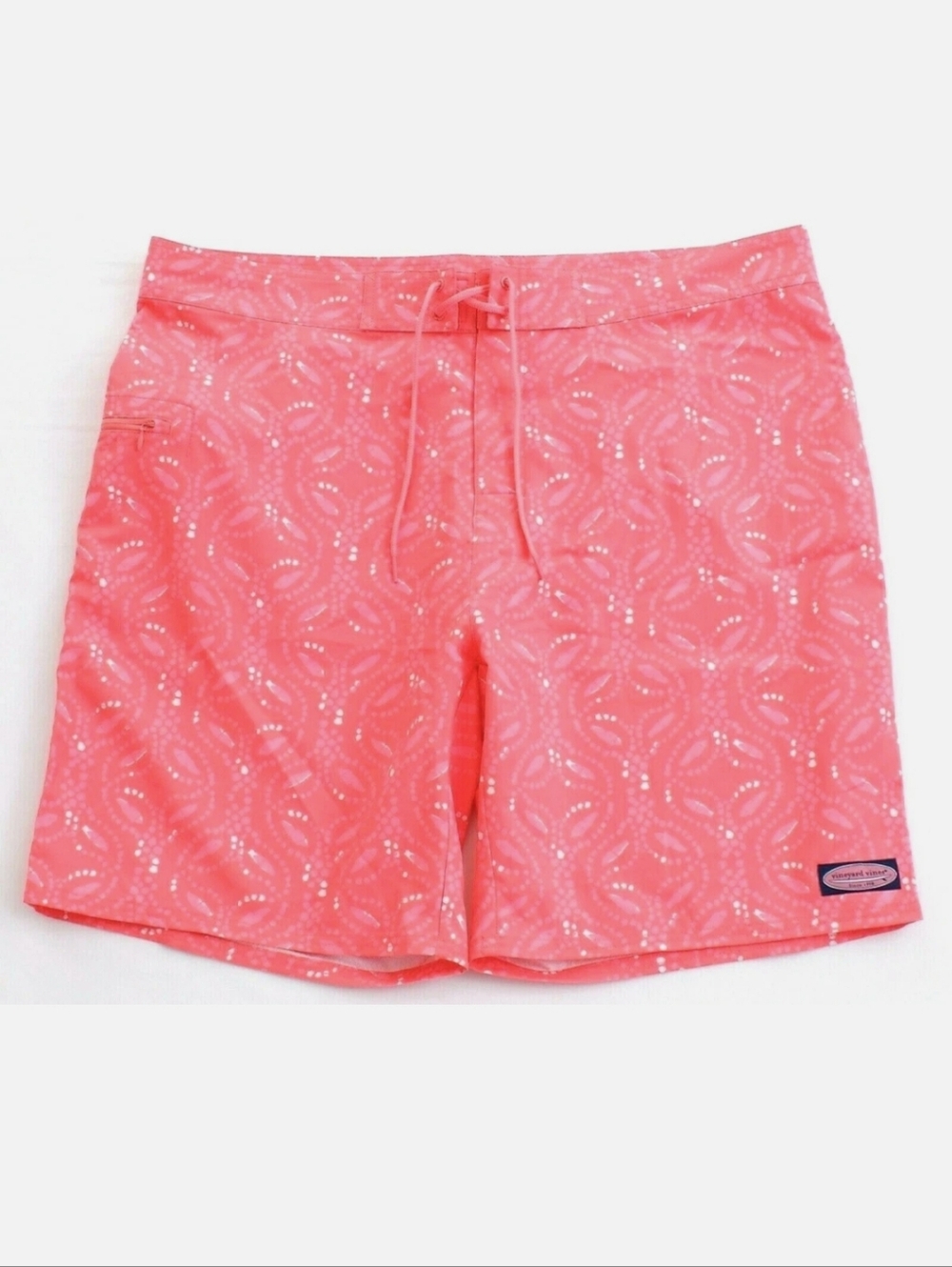 Vineyard Vines Men's Pink 9" Board Shorts Swim Trunks/ 33